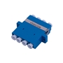 LC-UPC Single Mode Quadplex Adapter, Blue