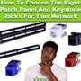 How To Choose The Right Patch Panel And Keystone Jacks For Your Network