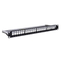 Universal Shielded 24-Port Modular Patch Panel