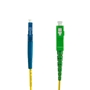 OS2 LC/UPC - SC/APC Single Mode Simplex Fiber Optic Patch Cable