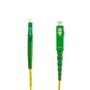 OS2 LC/APC - SC/APC Single Mode Simplex Fiber Optic Patch Cable