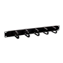 D-Ring Cable Manager 1U - 5 Rings for Fiber and Cable Installations in Racks and Cabinets