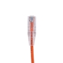 CAT6A 28Flex™ U/UTP Snagless Patch Cables, Orange