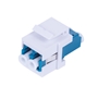 LC-UPC Single Mode Duplex Adapter (For Copper Patch Panel), Blue