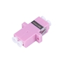 LC-UPC Multi Mode OM4 Duplex Adapter, Magenta