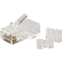 CAT6A RJ45 Clear Connectors - Bag of 50