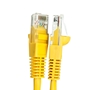 CAT5e U/UTP Snagless Patch Cords, Yellow