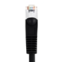 CAT6 F/UTP Snagless Patch Cords, Black