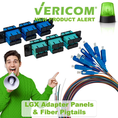 New Product Alert: LGX Adapter Panels & Fiber Pigtails