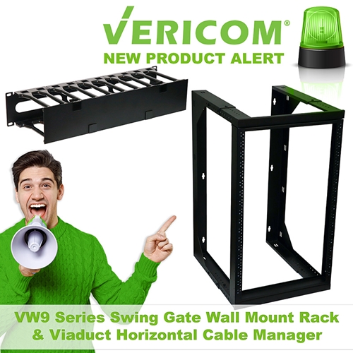 New Product Alert: VW9 Wall Mount Rack & Viaduct Cable Managers