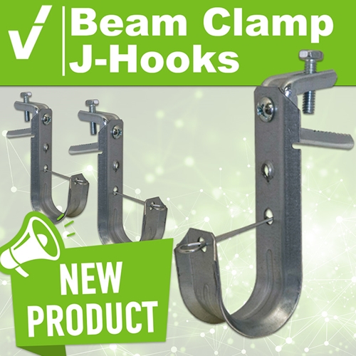 New Product: Beam Clamp J-Hooks