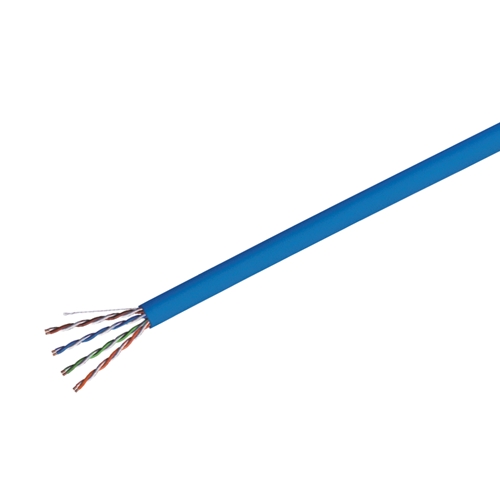 CAT5e U/UTP Plenum Rated CMP Cable, 1000 FT Pull Box