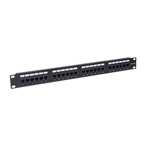 Patch Panel CAT5e 24 Port, Black punch down wiring diagrams 