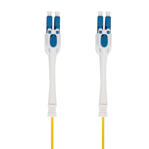 Push-Pull OS2 LC/UPC - LC/UPC Single Mode Duplex Fiber Optic Patch Cable