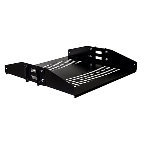 Vented Vericom 2U Center Mount Rack Shelf 19" deep