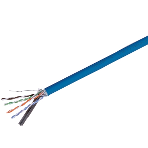 VGS6A™ CAT 6A F/UTP Plenum LP-Certified CMP Cable, 1000 FT Pull Box