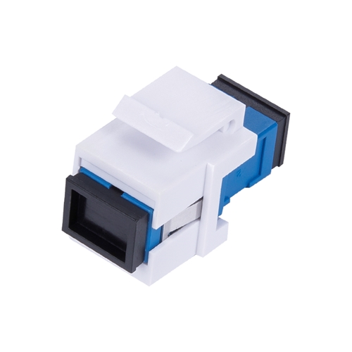 SC-UPC Single Mode Simplex Adapter (For Copper Patch Panel), Blue