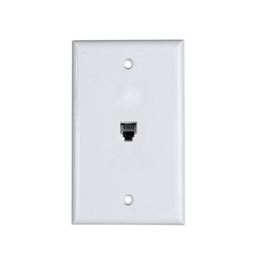 Telephone Single Gang Faceplate