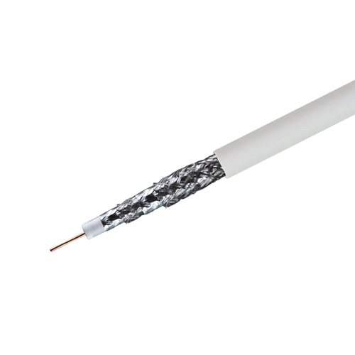 RG-6 CCS Quad-Shield CMP Coax Cable, 1000 FT Reel
