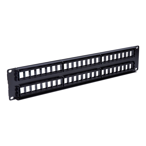 VGS™ Universal 48-Port Modular Patch Panel w/ Labels