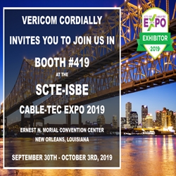 Visit Us At SCTE•ISBE Cable-Tec Expo® 2019