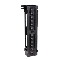 CAT6 Mini 12-Port Patch Panel