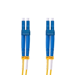 OS2 LC/UPC - LC/UPC Single Mode Duplex Fiber Optic Patch Cable