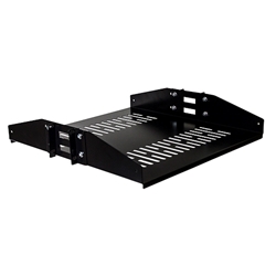 Vented Vericom 2U Center Mount Rack Shelf 19" deep