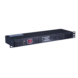 Basic Rack Mount PDU - 15A, 120V, 1.8kW w/NEMA 5-15P Outlets