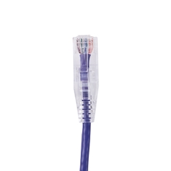 CAT6A 28Flex™ U/UTP Snagless Patch Cable, Purple