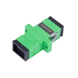 SC-APC Single Mode Simplex Adapter, Green