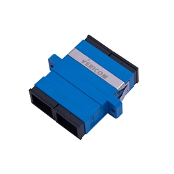 SC-UPC Single Mode Duplex Adapter, Blue