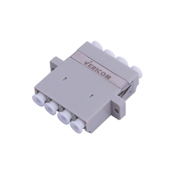LC-UPC Multi Mode OM1-OM2 Quadplex Adapter, Beige