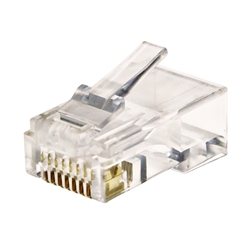 CAT6 RJ45 Clear Connectors - Bag of 50