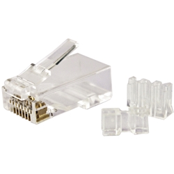 CAT6A RJ45 Clear Connectors - Bag of 50