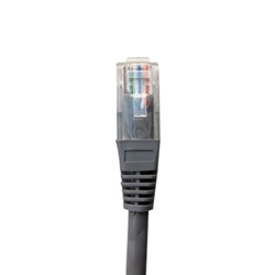 CAT5e U/UTP Booted Patch Cords, Gray